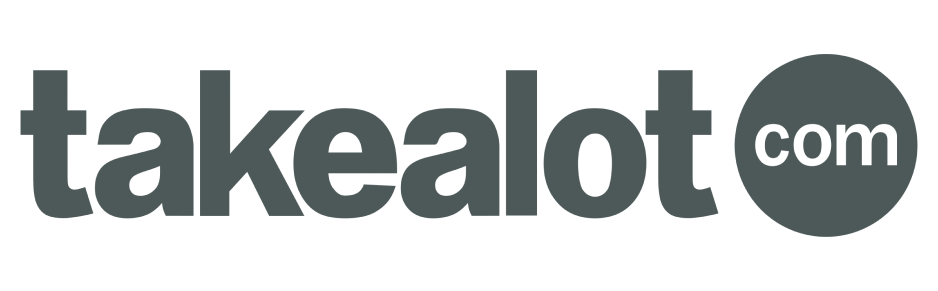 takealot.com logo in black and gray on a transparent background